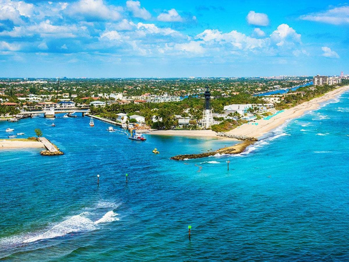 Luxury Private Beach Water-Side Ocean Baby Escape!! Apartment Pompano Beach Luaran gambar